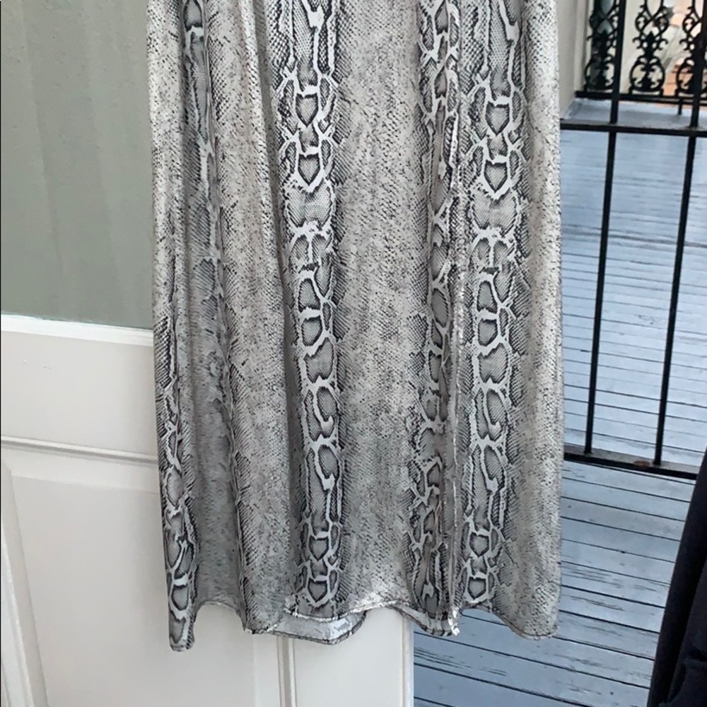 Paula Junyent Python Maxi Dress Split Xs - image 3